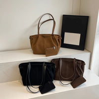 Sac cabas femme en daim