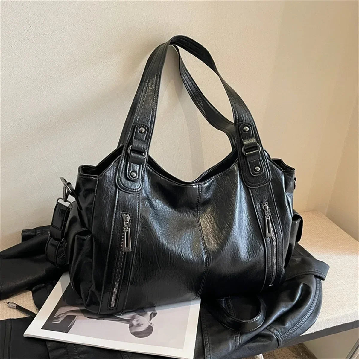 Sac à main femme bicolore
