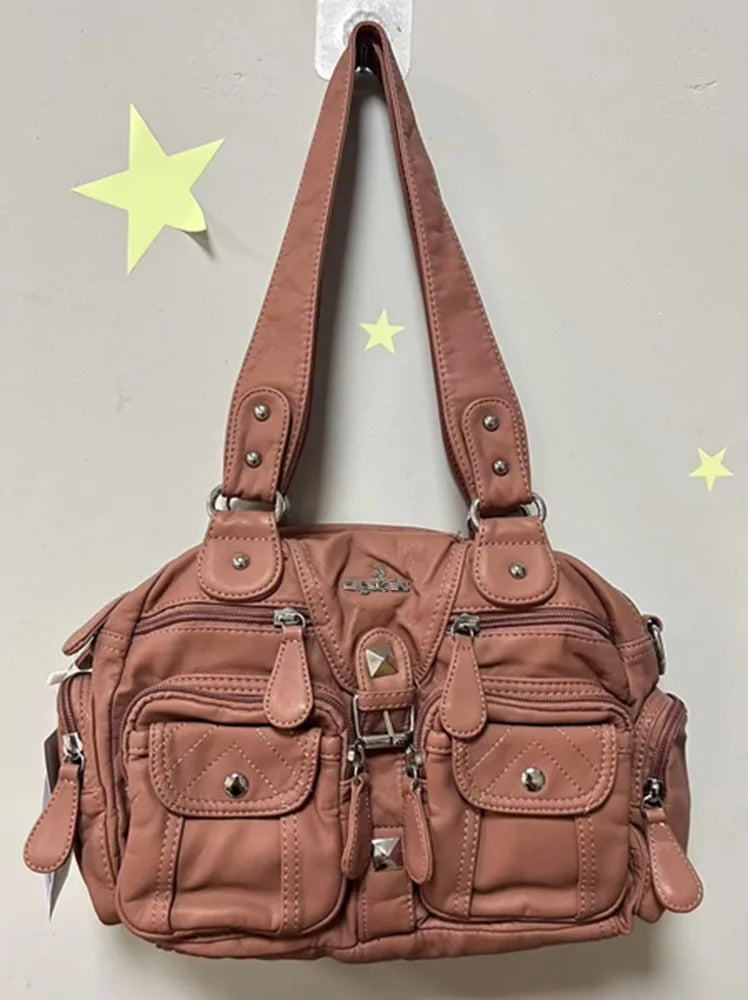 Sac à main femme en simili cuir à anse