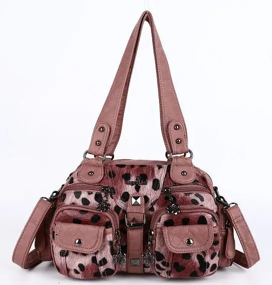 Sac à main femme en simili cuir à anse
