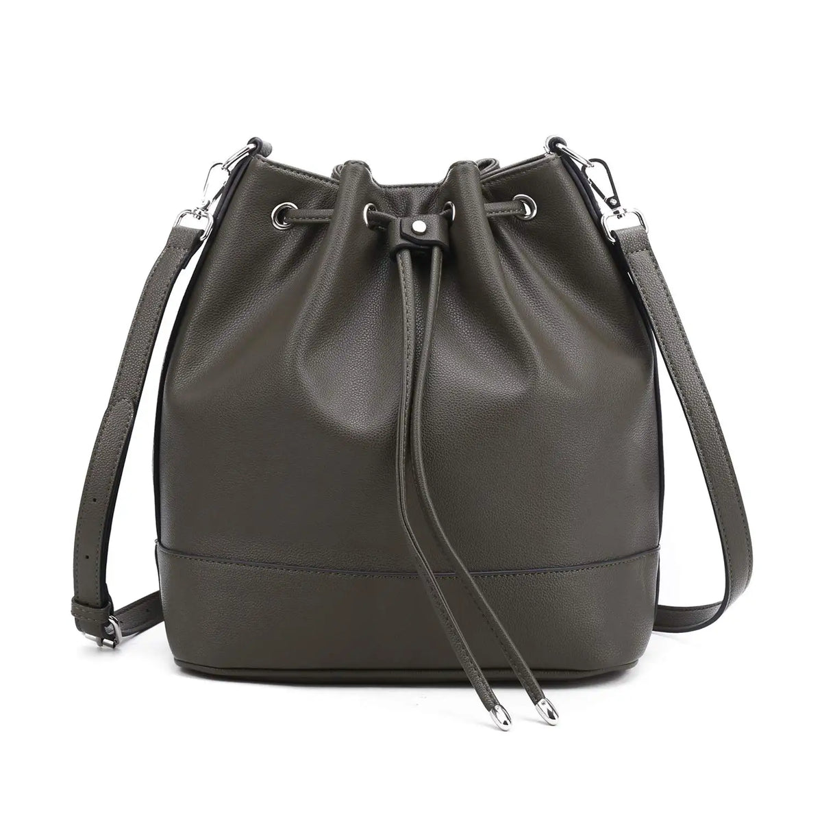 Sac seau femme en cuir