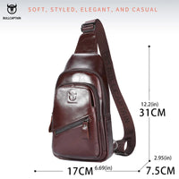 Sacoche homme en cuir véritable