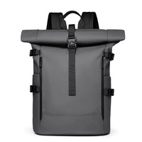 Sac ordinateur homme à bords roulés