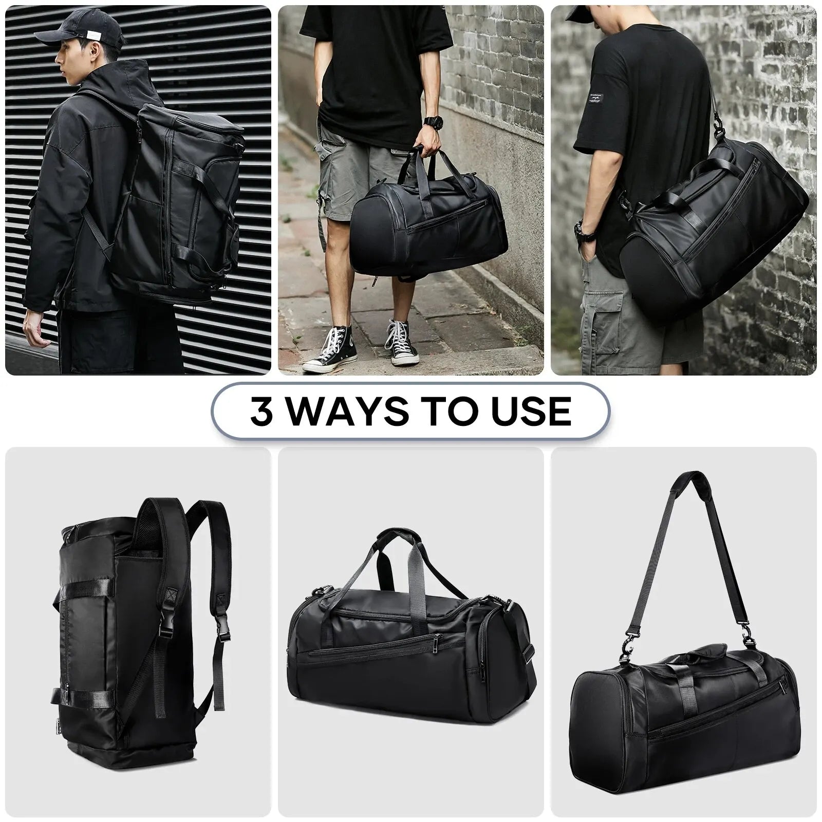 Sac de sport pliable