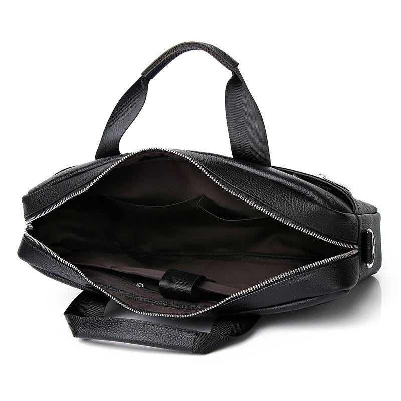 Sac ordinateur homme en cuir rigide