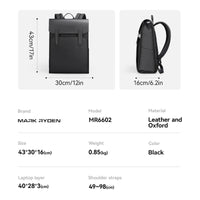 Sac ordinateur homme en cuir imperméable