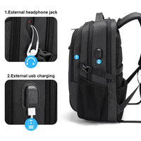 Sac ordinateur avec housse de pluie