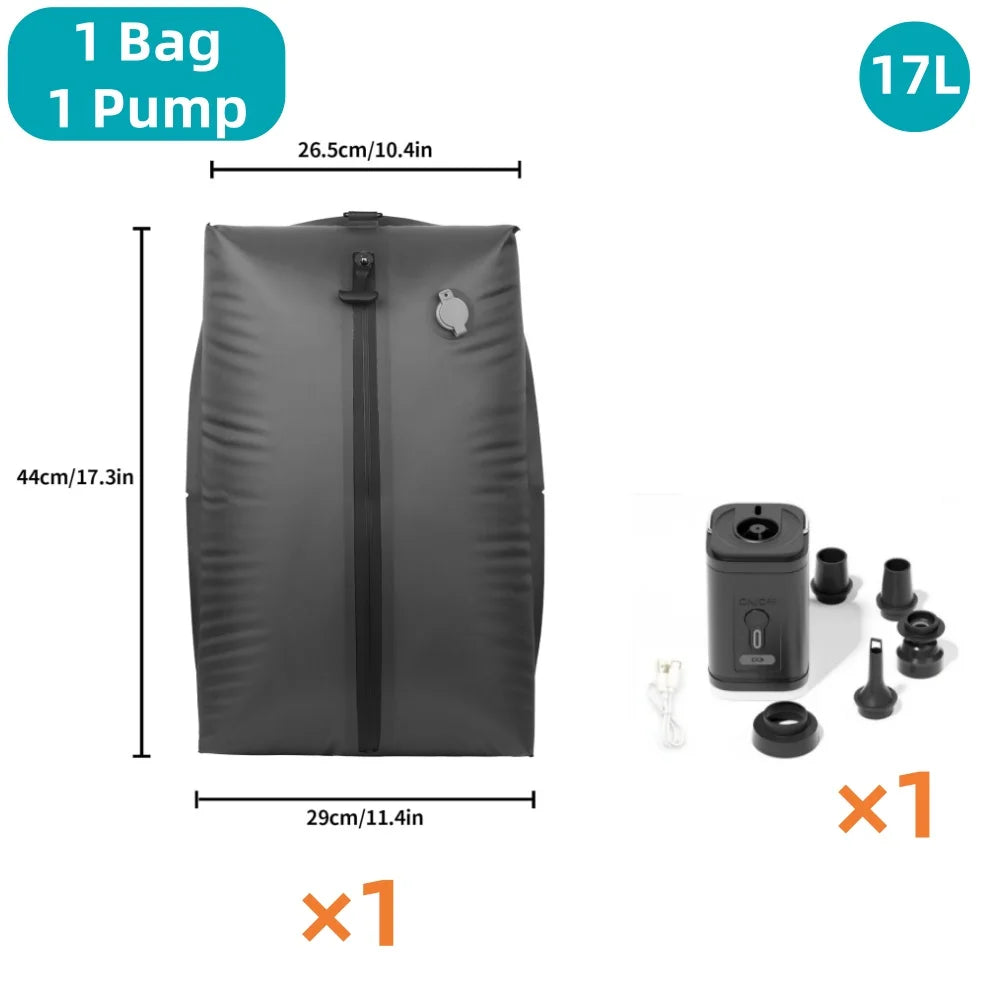 Sac sous vide de voyage pour camping
