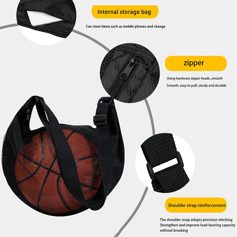 Sac à ballon avec poche zippée