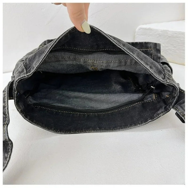 Sac bandoulière en jean