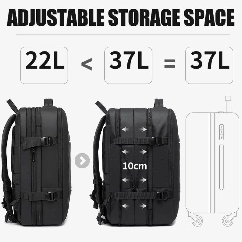 Sac à dos ordinateur extensible