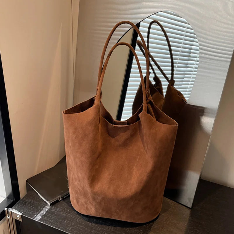 Sac à main femme en daim zippé