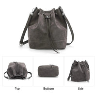 Sac seau femme en cuir