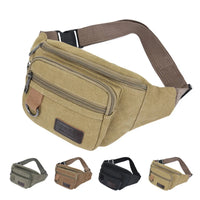 Sac banane homme en toile