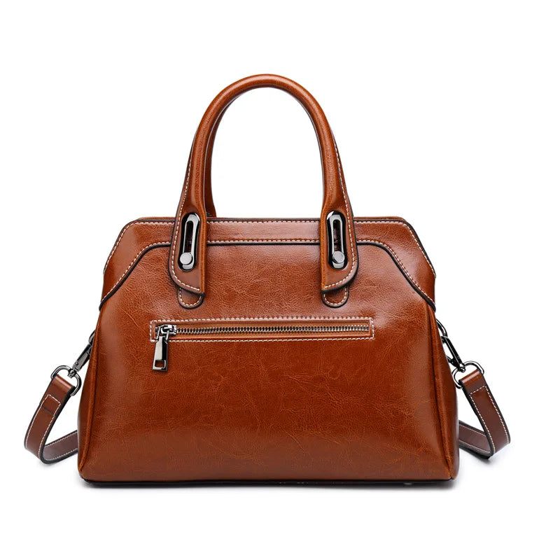 Sac bandoulière femme en cuir ciré