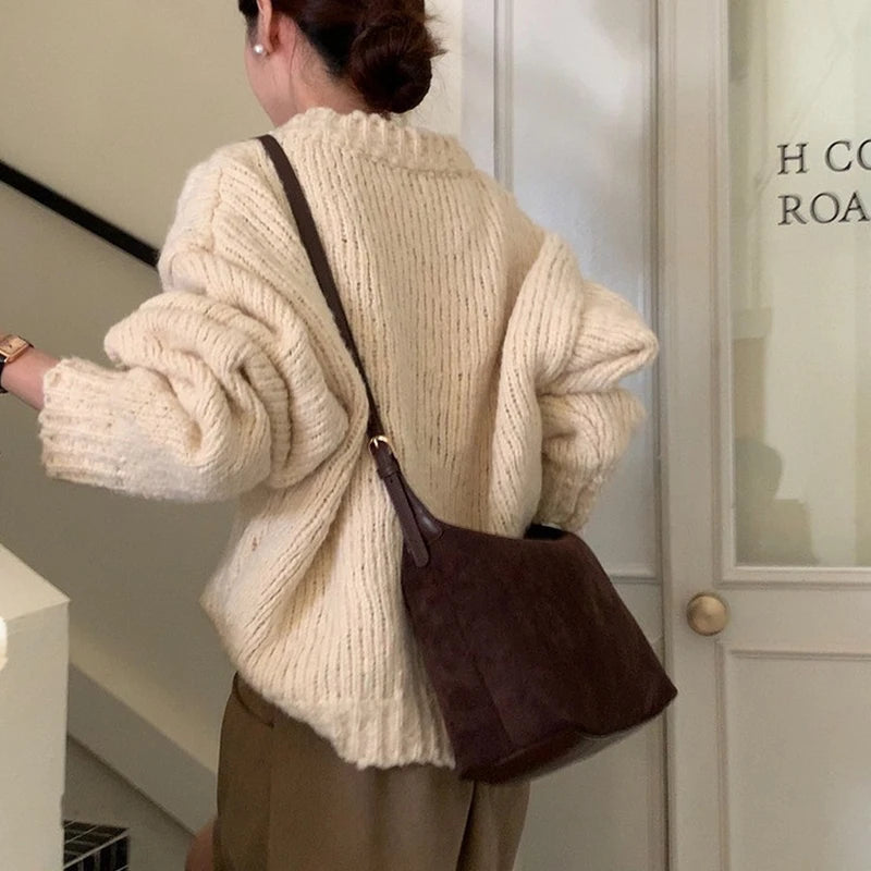 Sac hobo femme en daim