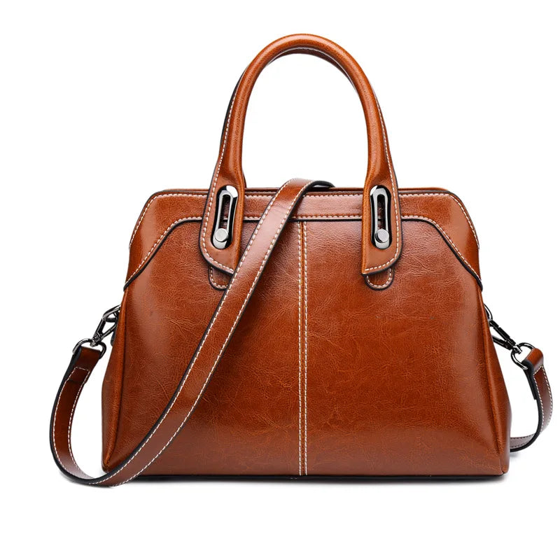 Sac bandoulière femme en cuir ciré