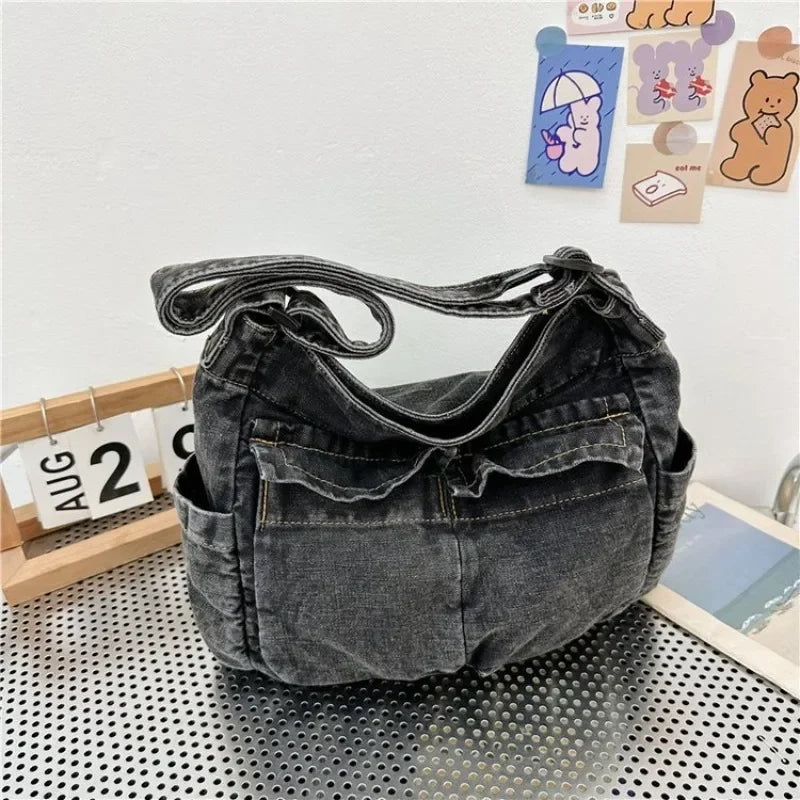 Sac bandoulière en jean