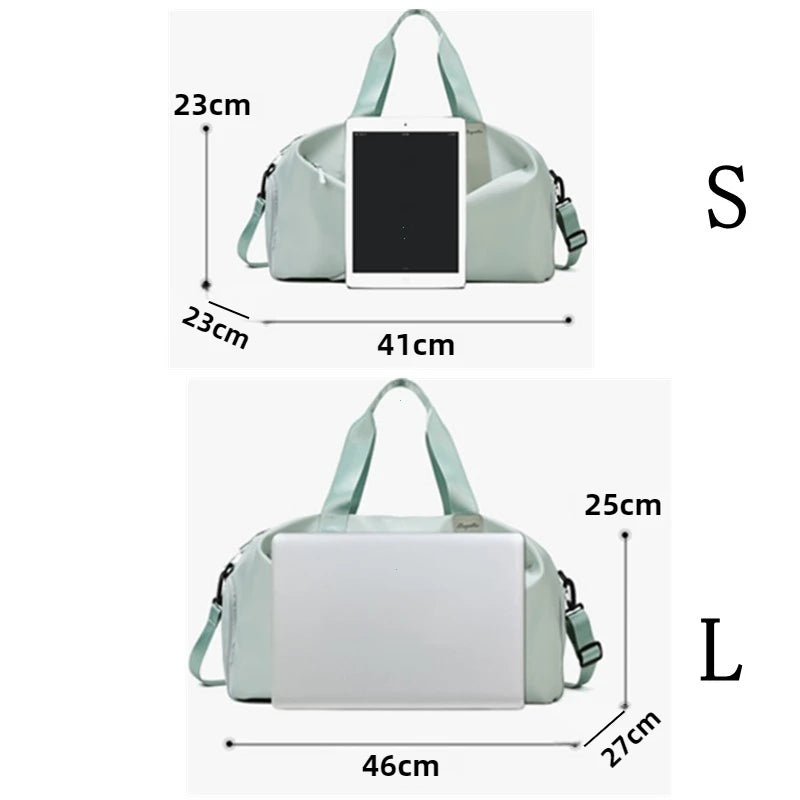 Sac de sport femme à poche humide