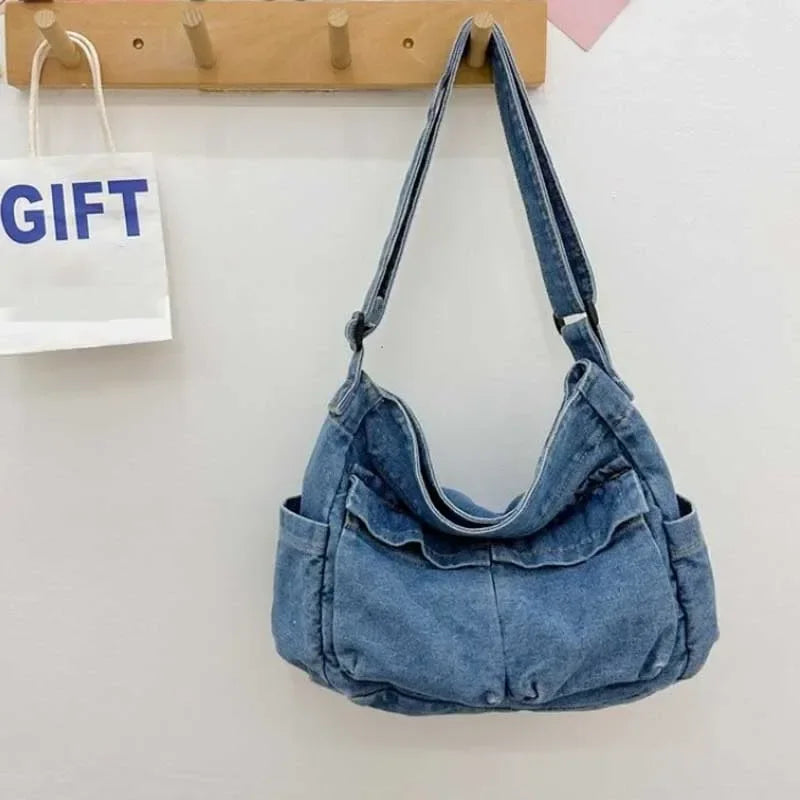 Sac bandoulière en jean