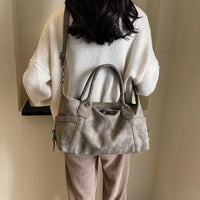 Sac à main femme à bouton-pression