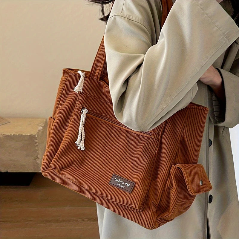 Sac cabas en velours
