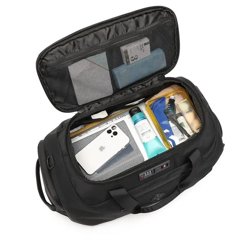 Sac de voyage sport homme à poche humide