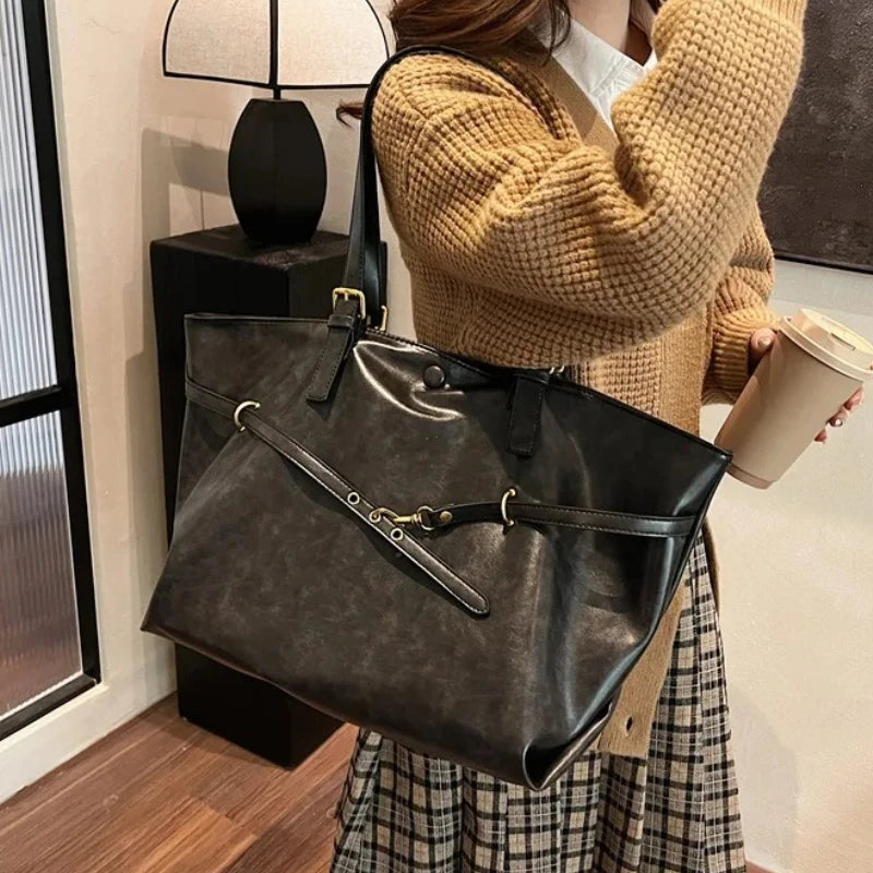 Sac cabas femme en simili cuir