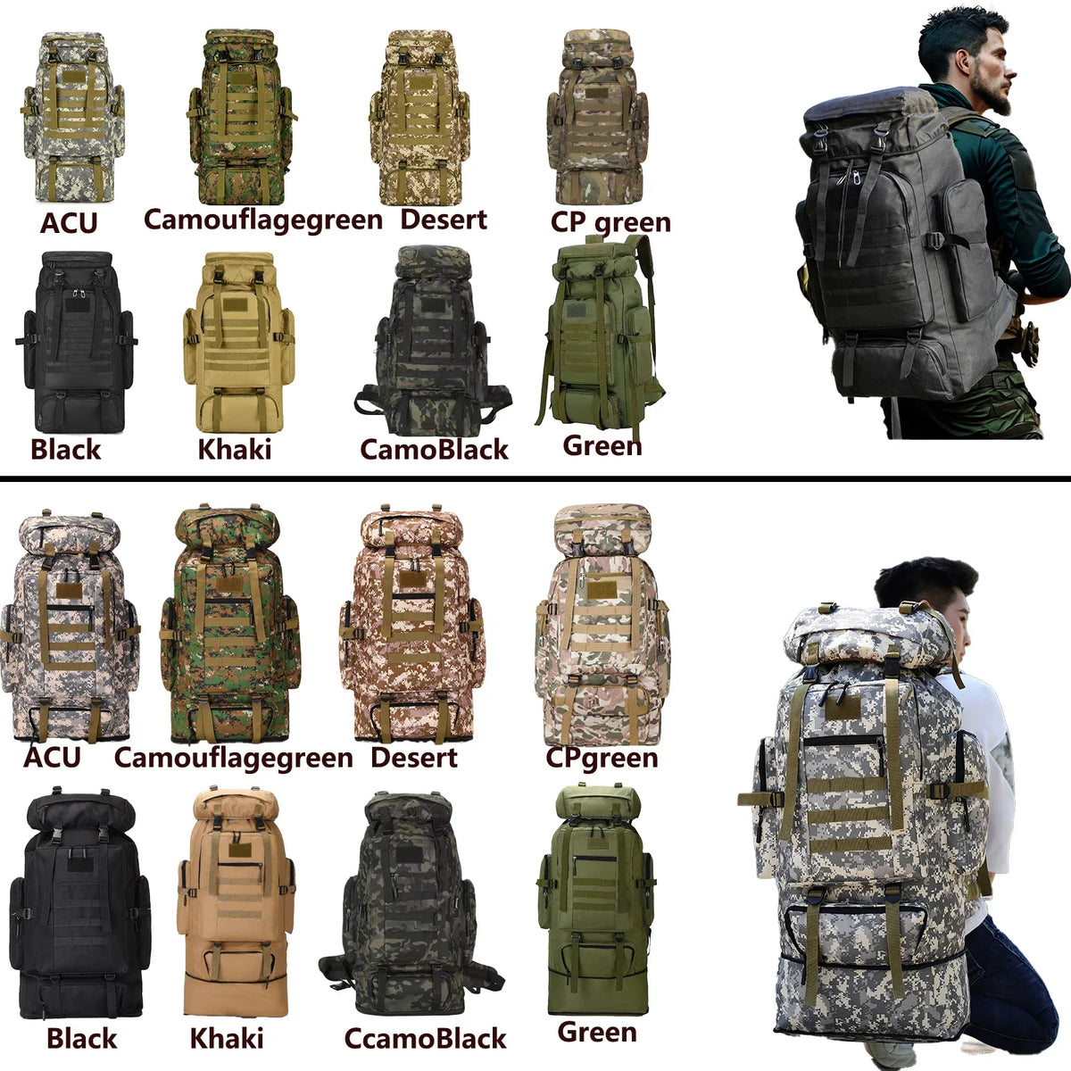 Sac à dos militaire tactique