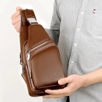 Sacoche homme en simili cuir