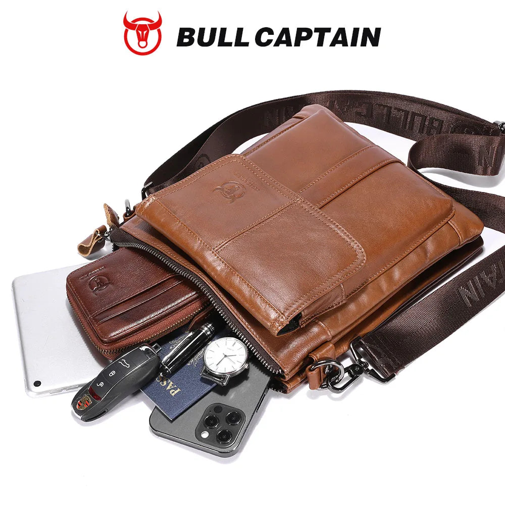 Sac bandoulière homme en cuir