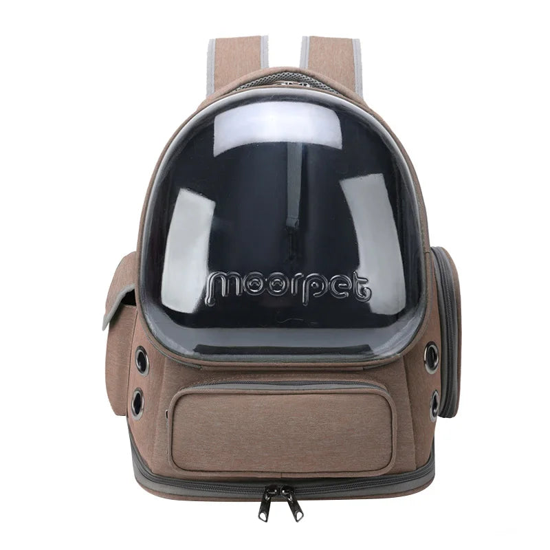 Sac de transport chat transparent