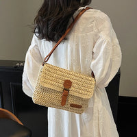 Sac bandoulière en paille
