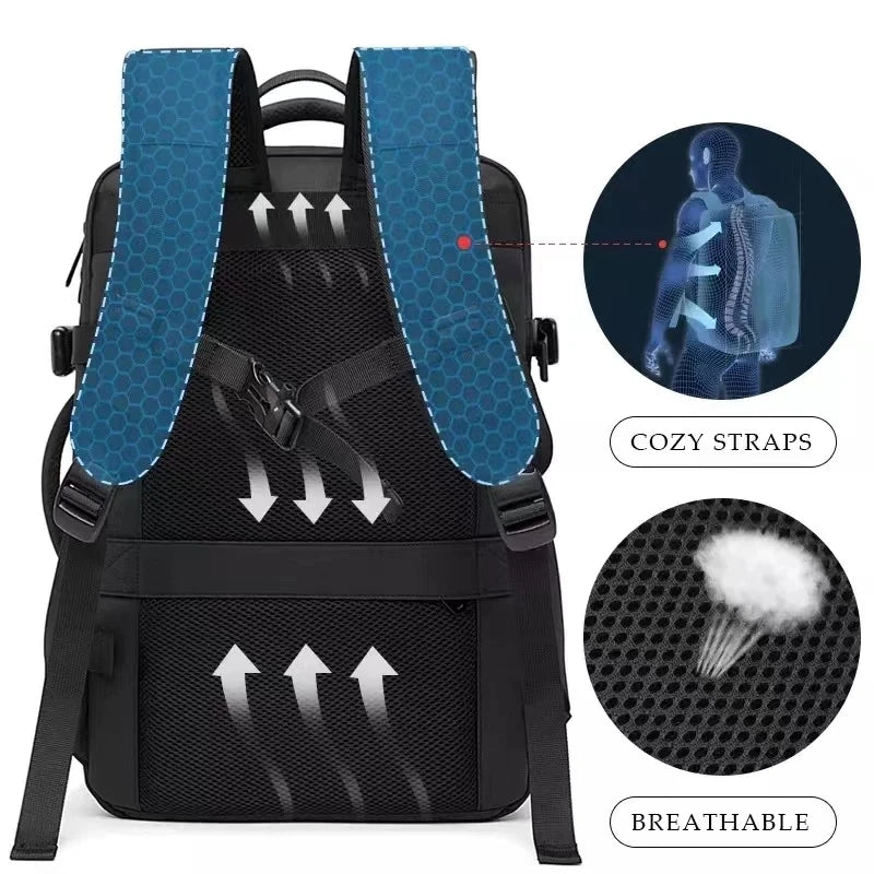 Sac à dos ordinateur extensible