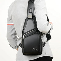 Sacoche homme en simili cuir