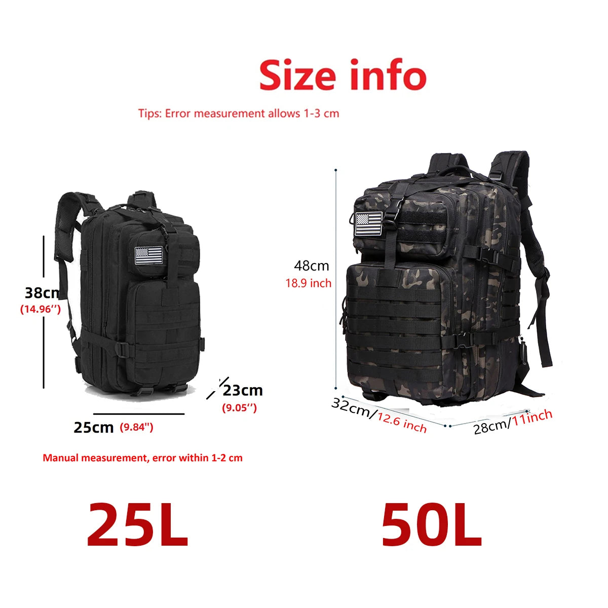 Sac à dos tactique imperméable