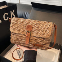 Sac bandoulière en paille