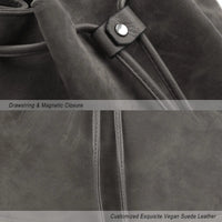 Sac seau femme en cuir
