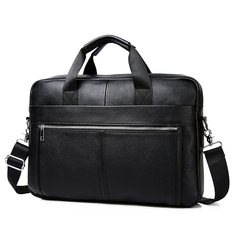 Sac ordinateur homme en cuir rigide