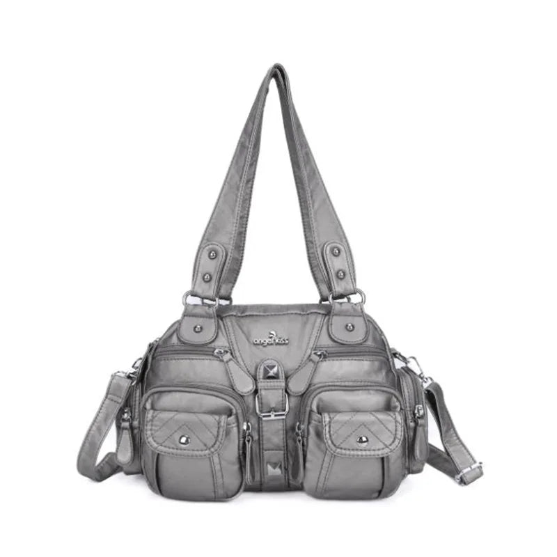 Sac à main femme en simili cuir à anse