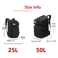 Sac à dos militaire en nylon 1000D