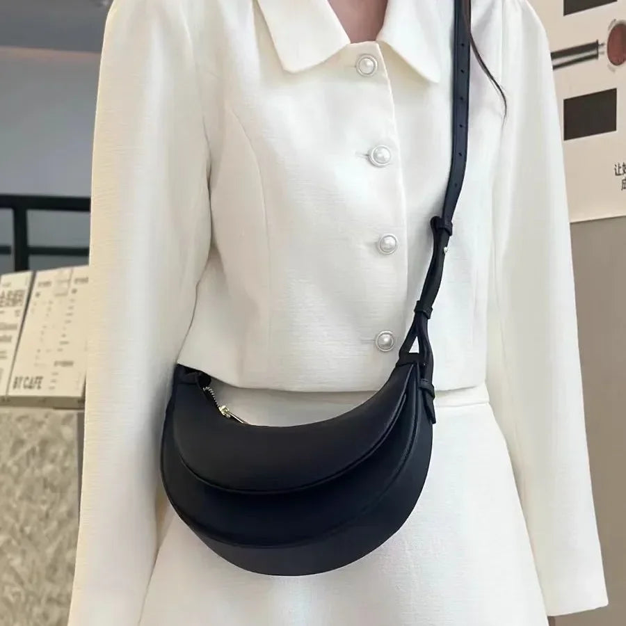 Sac demi-lune femme en TPU
