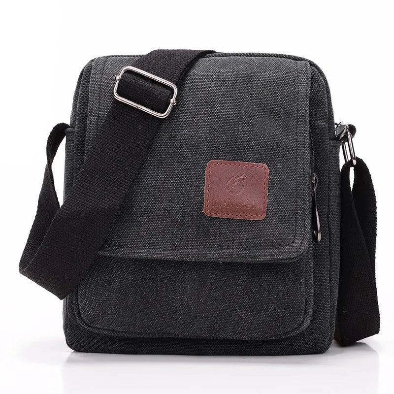 Sac bandoulière homme en toile