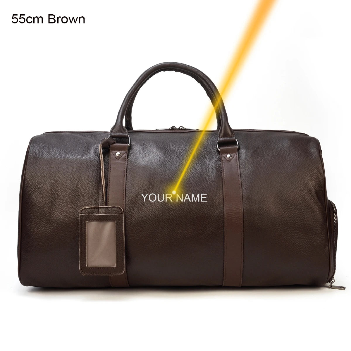 Sac de voyage week-end en cuir véritable