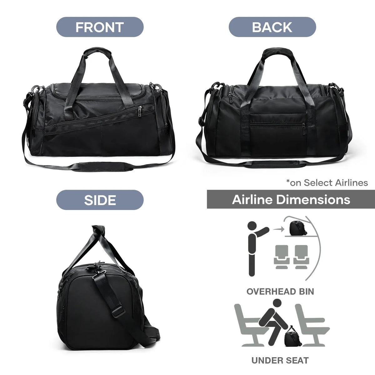 Sac de sport pliable