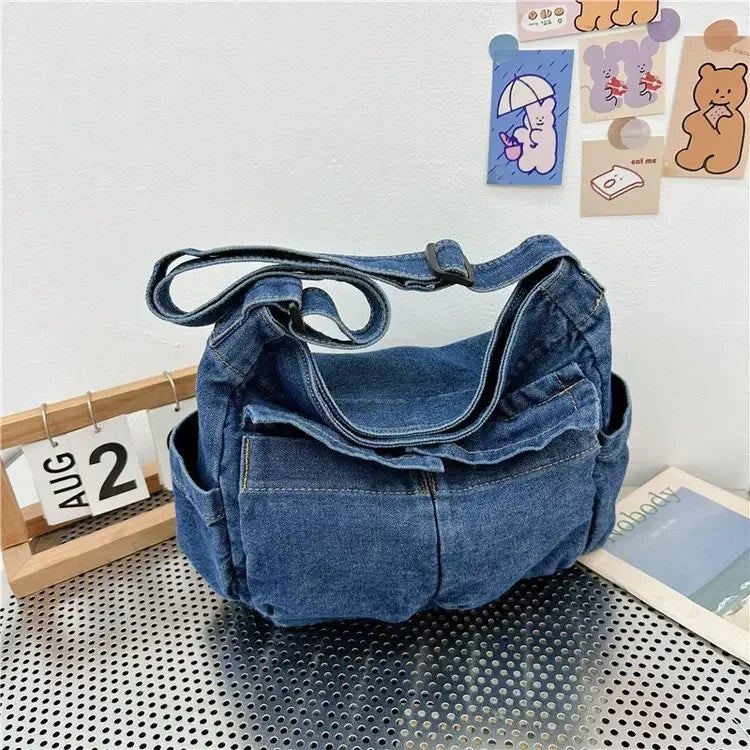 Sac bandoulière en jean