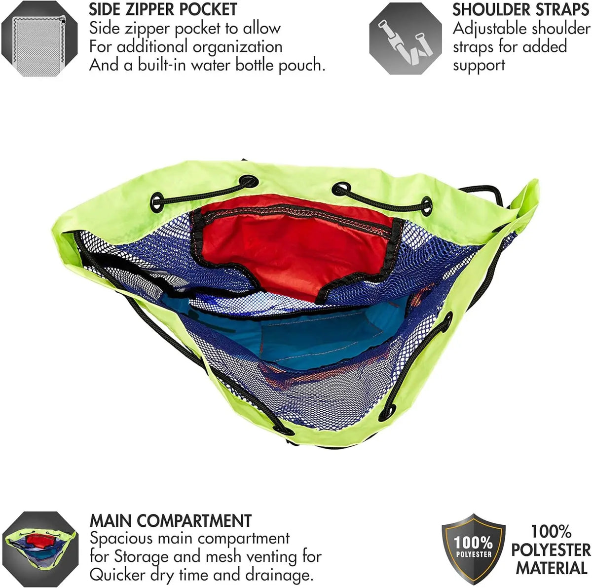 Sac de natation en filet