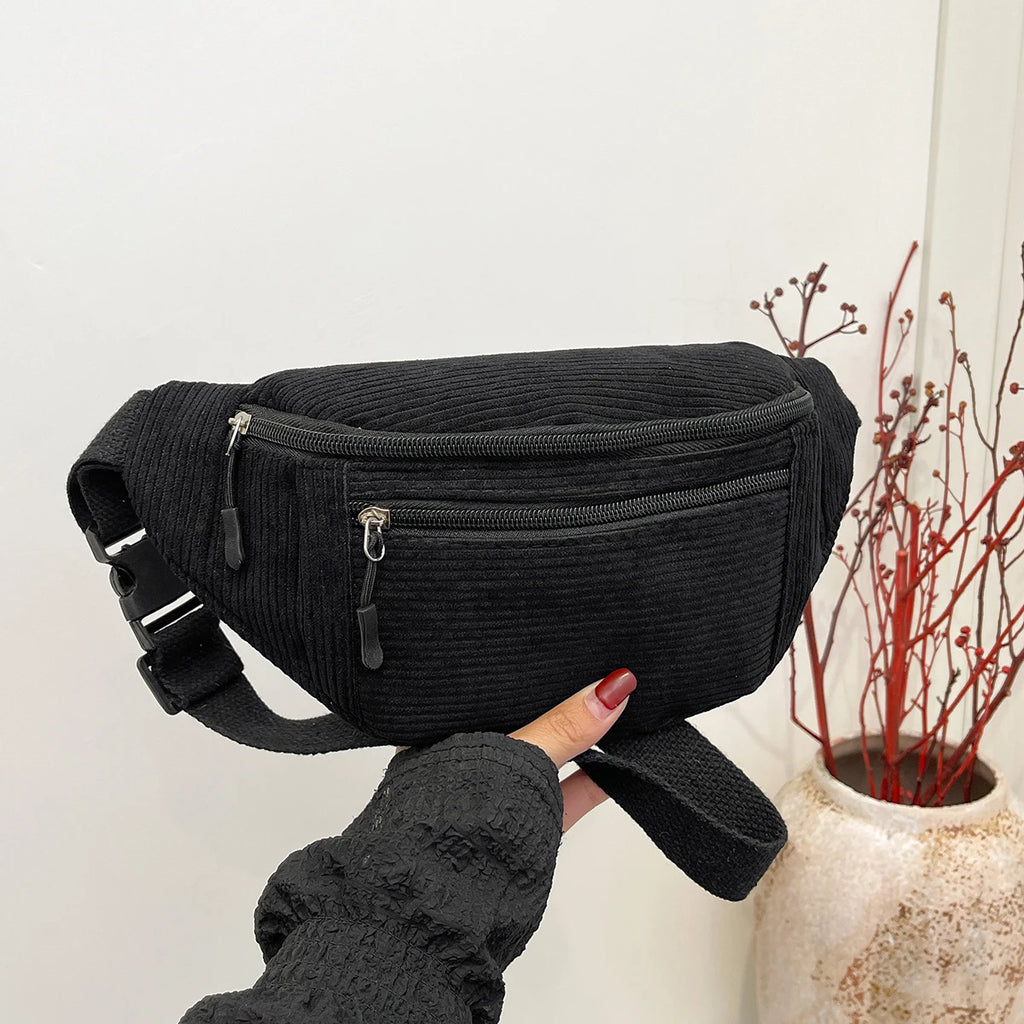 Sac banane en velours