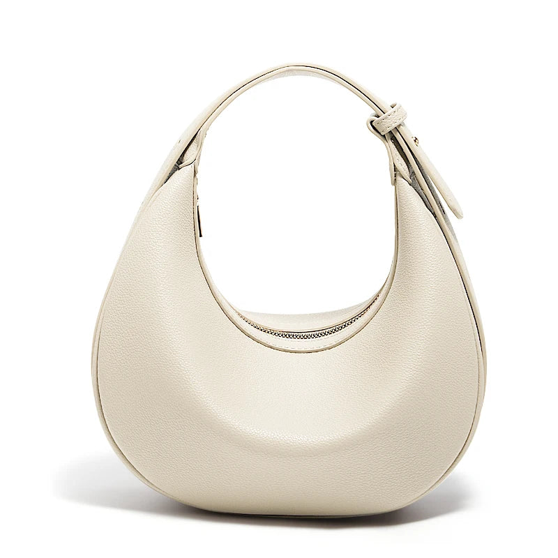 Sac demi-lune femme en simili cuir
