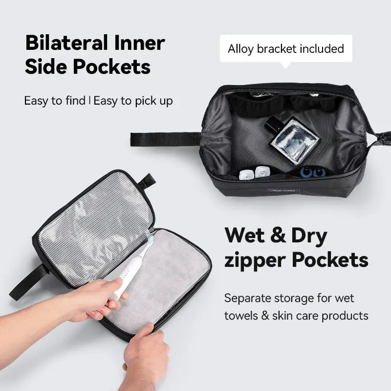 Trousse de toilette homme zippée